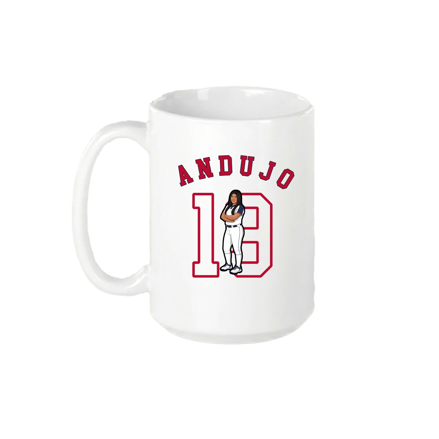 15oz Coffee Mug — Shirsey Arch in White