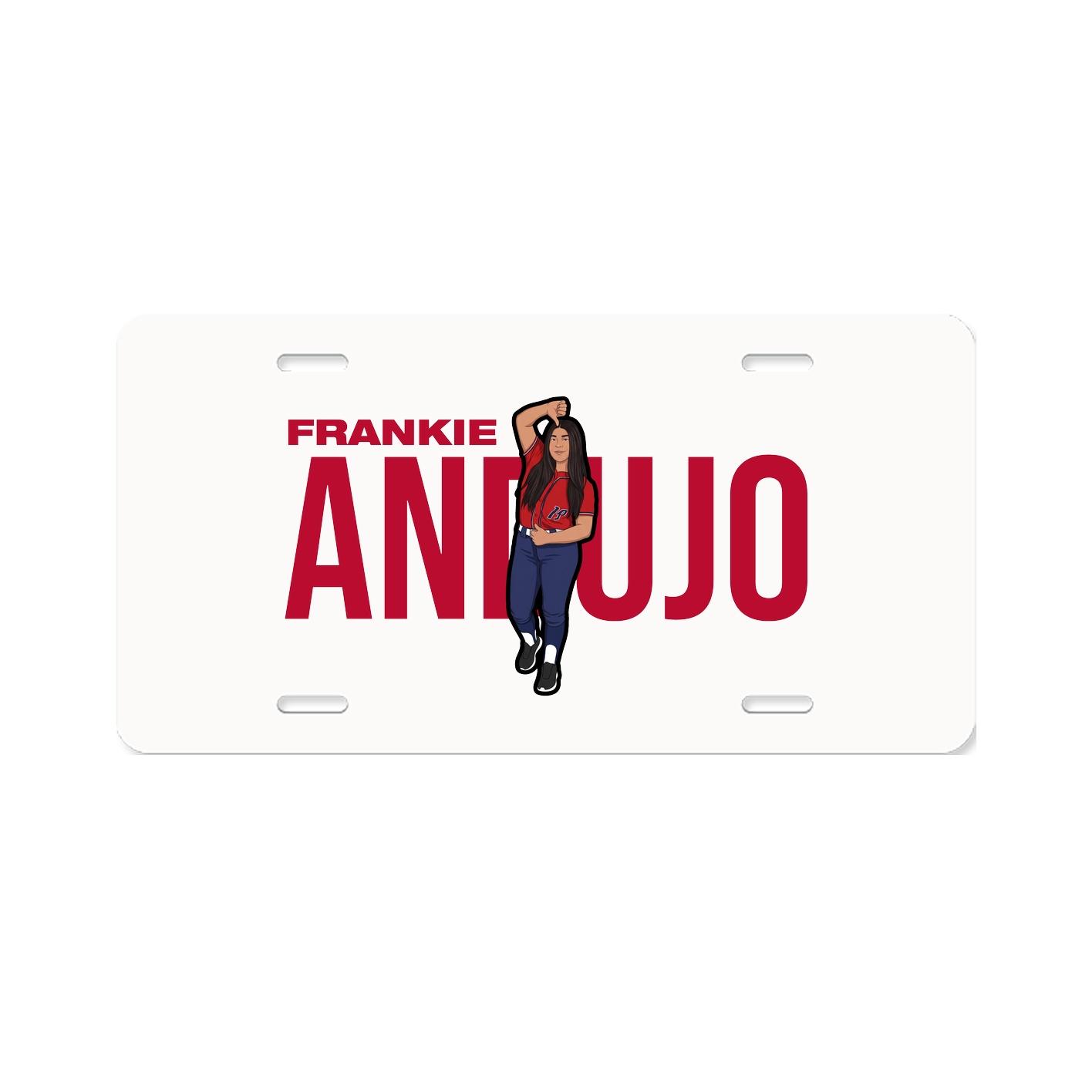 License Plate — Player Name in Classic