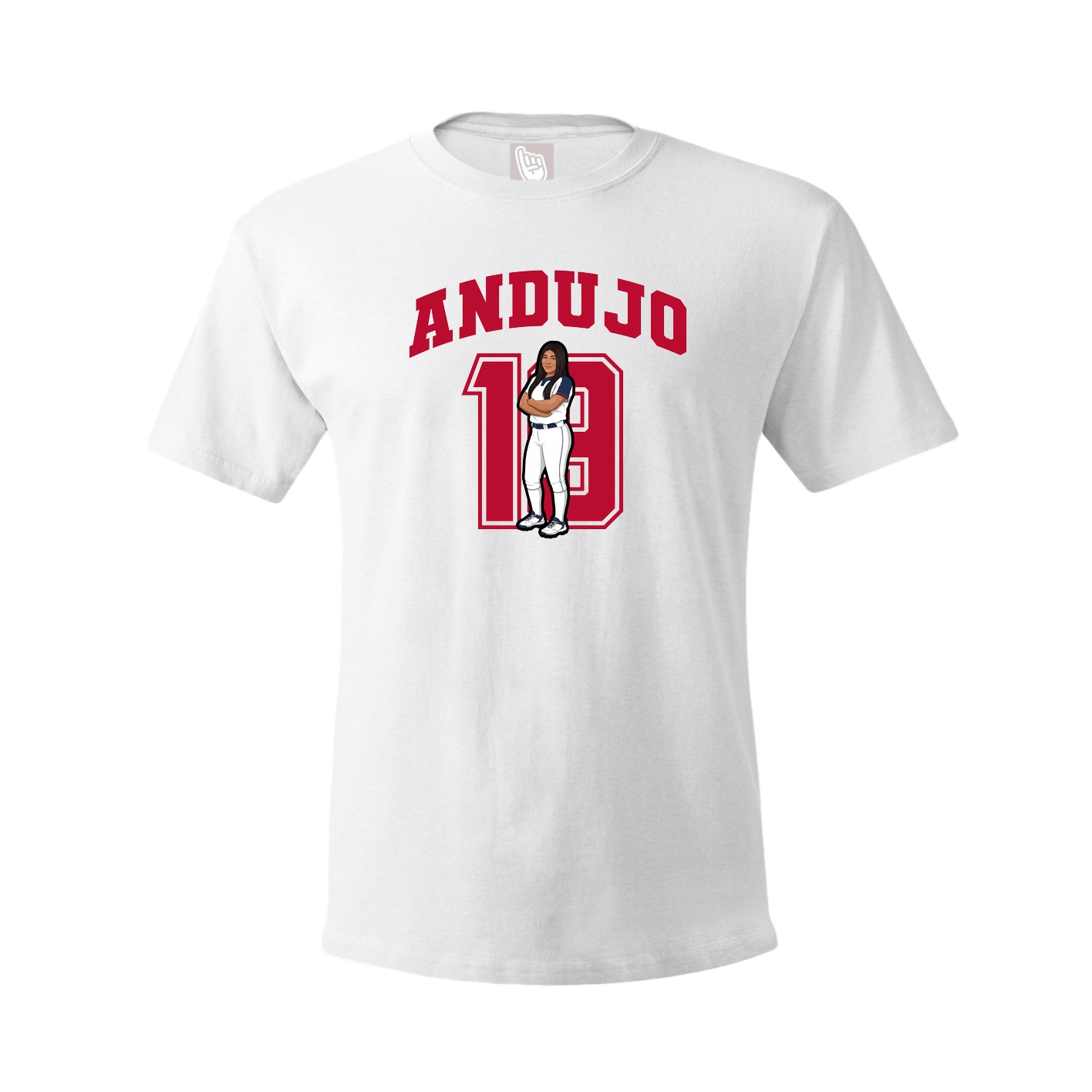 Tee — Number in White