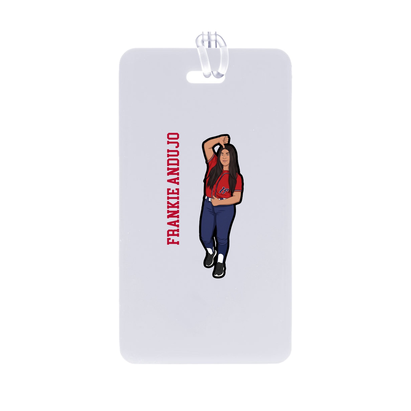 Bag Tag — Name Vertical in Classic