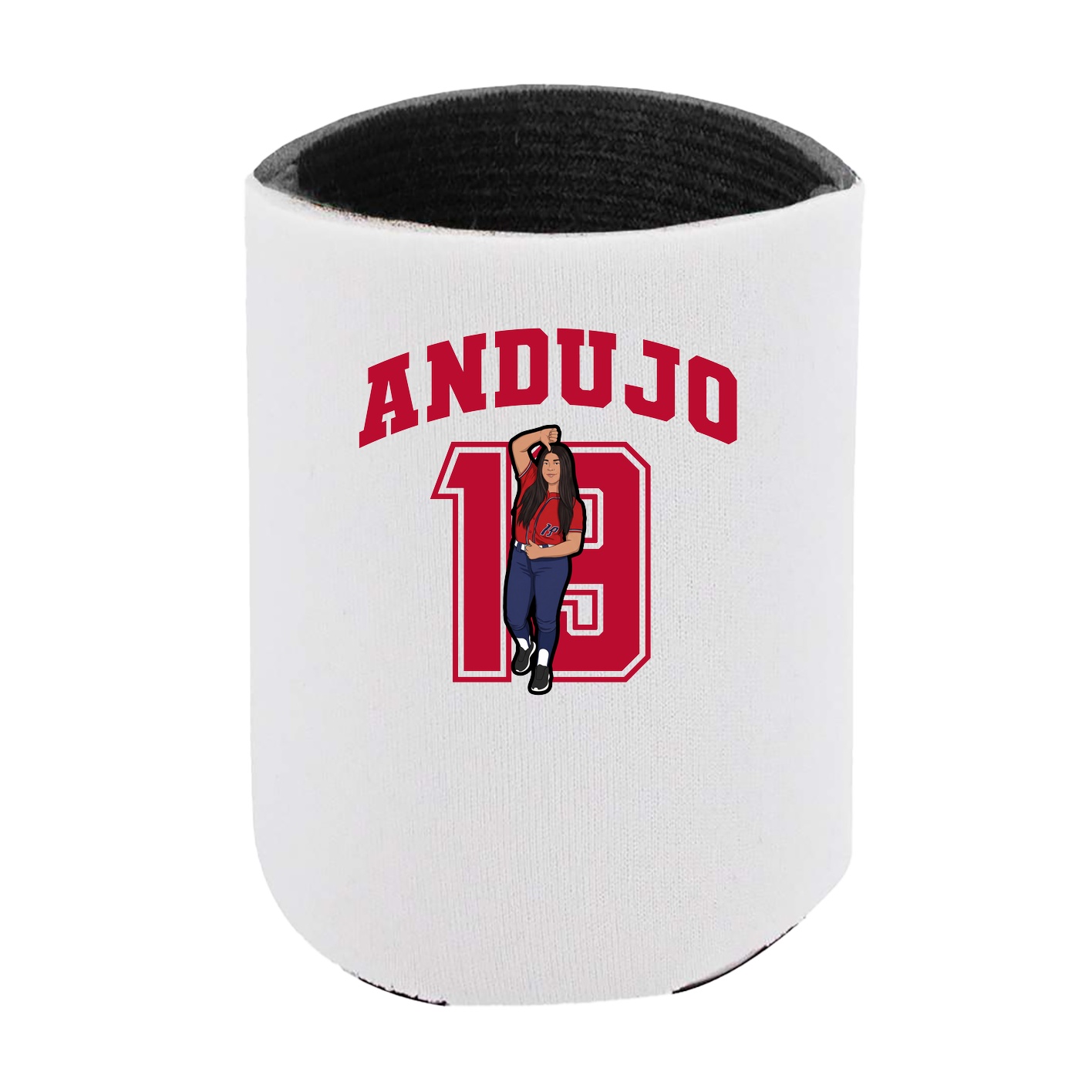 Can Holder — Number in White