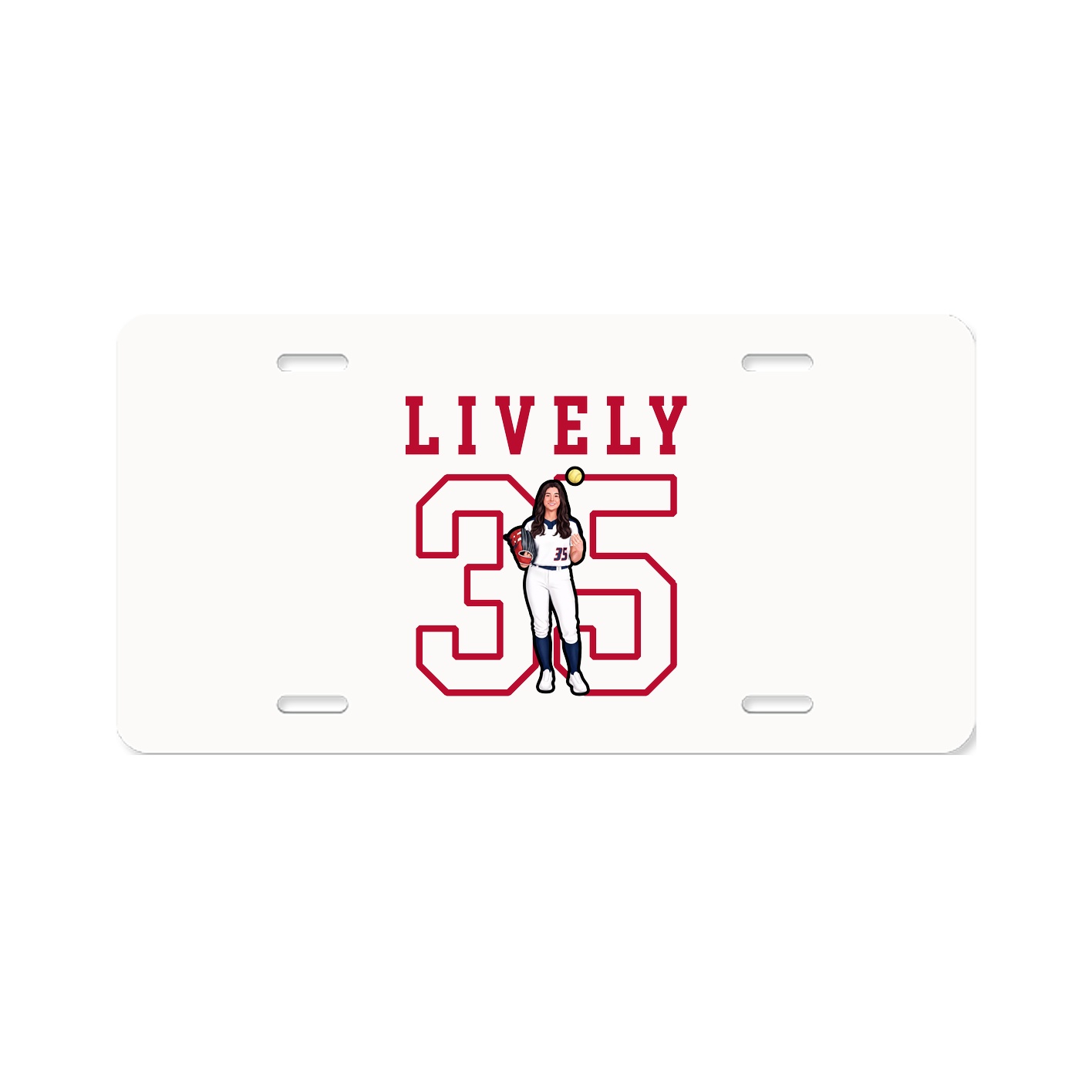 License Plate — Shirsey in Classic