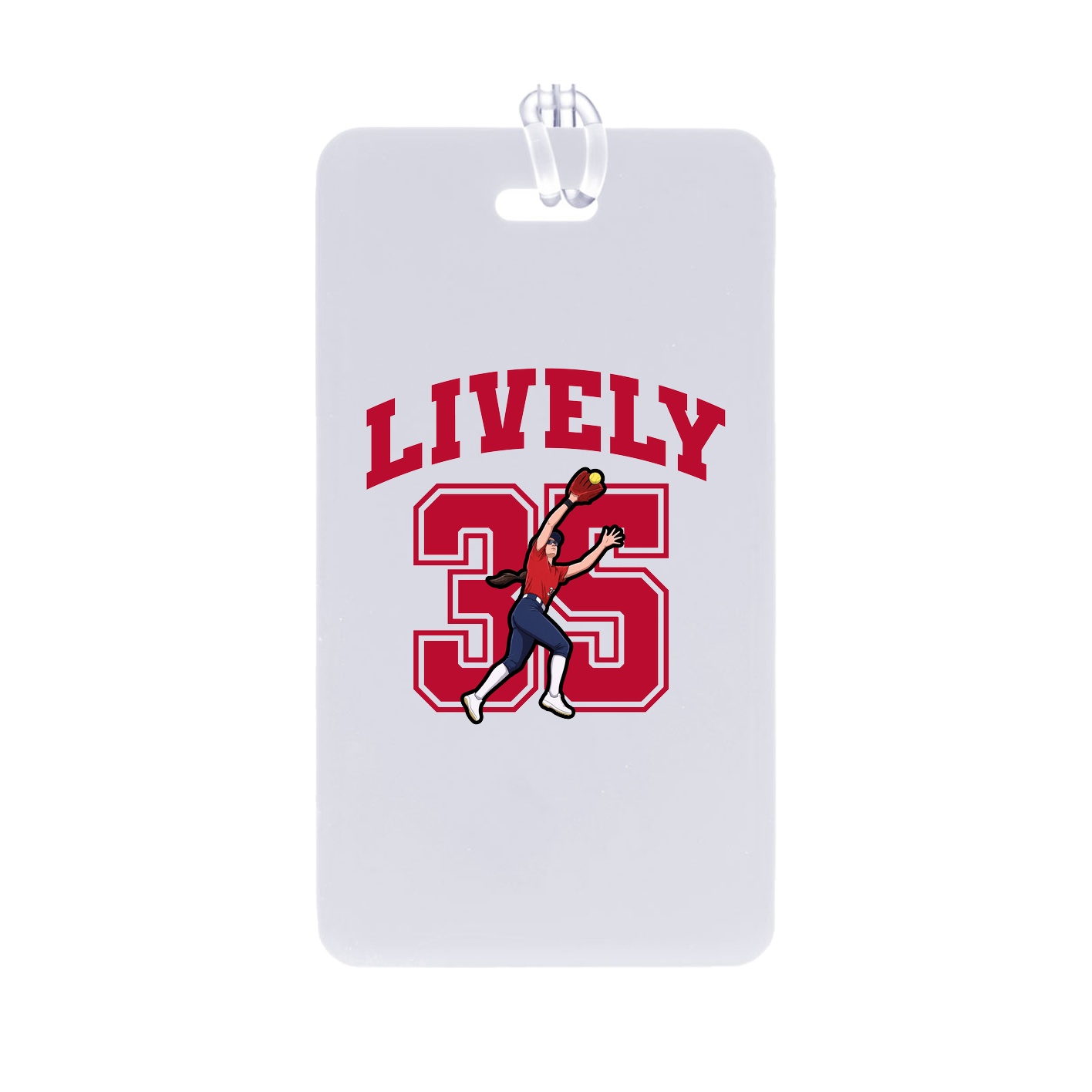 Bag Tag — Number in Classic