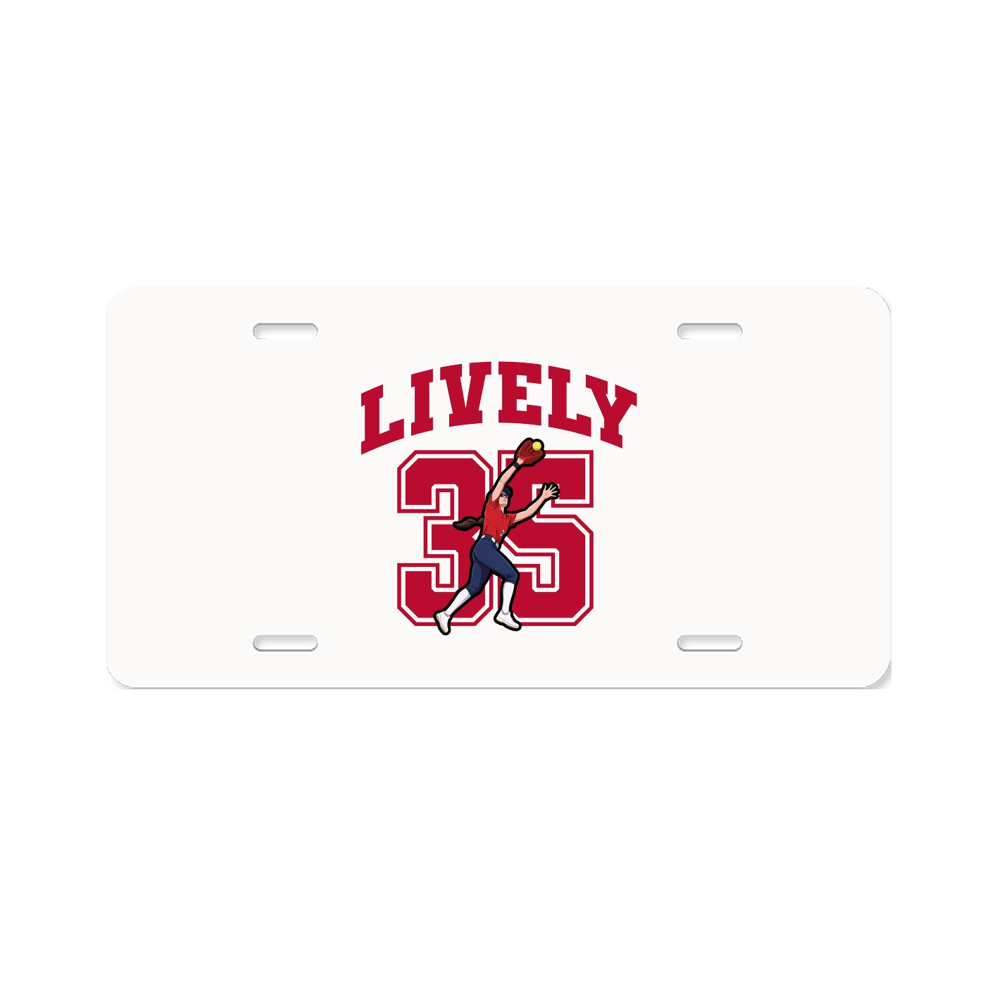 License Plate — Number in Classic