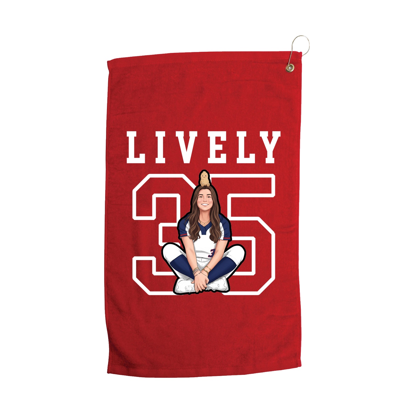 Golf Towel — Shirsey in Red