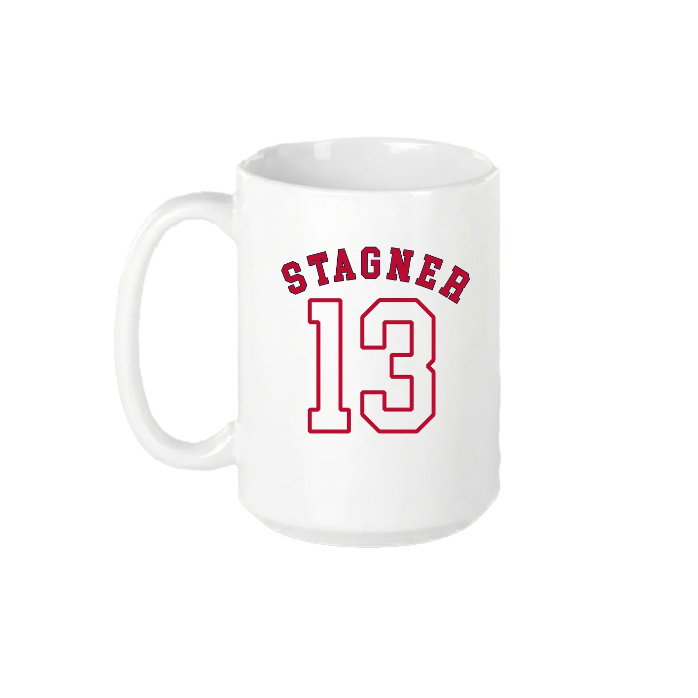 15oz Coffee Mug — Shirsey Arch in White