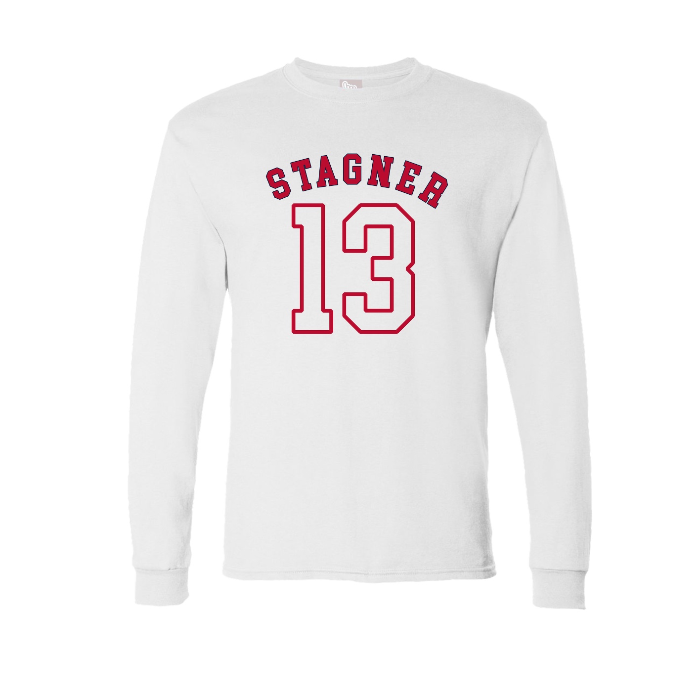 Long Sleeve Tee — Shirsey Arch in White