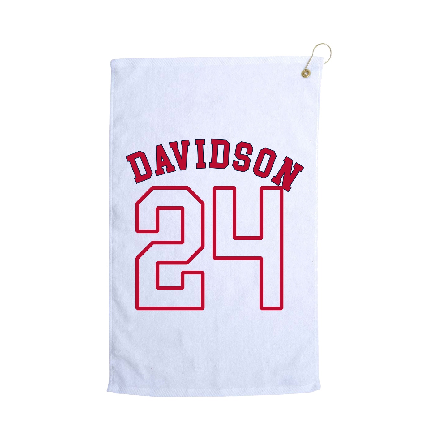 Golf Towel — Shirsey Arch in White