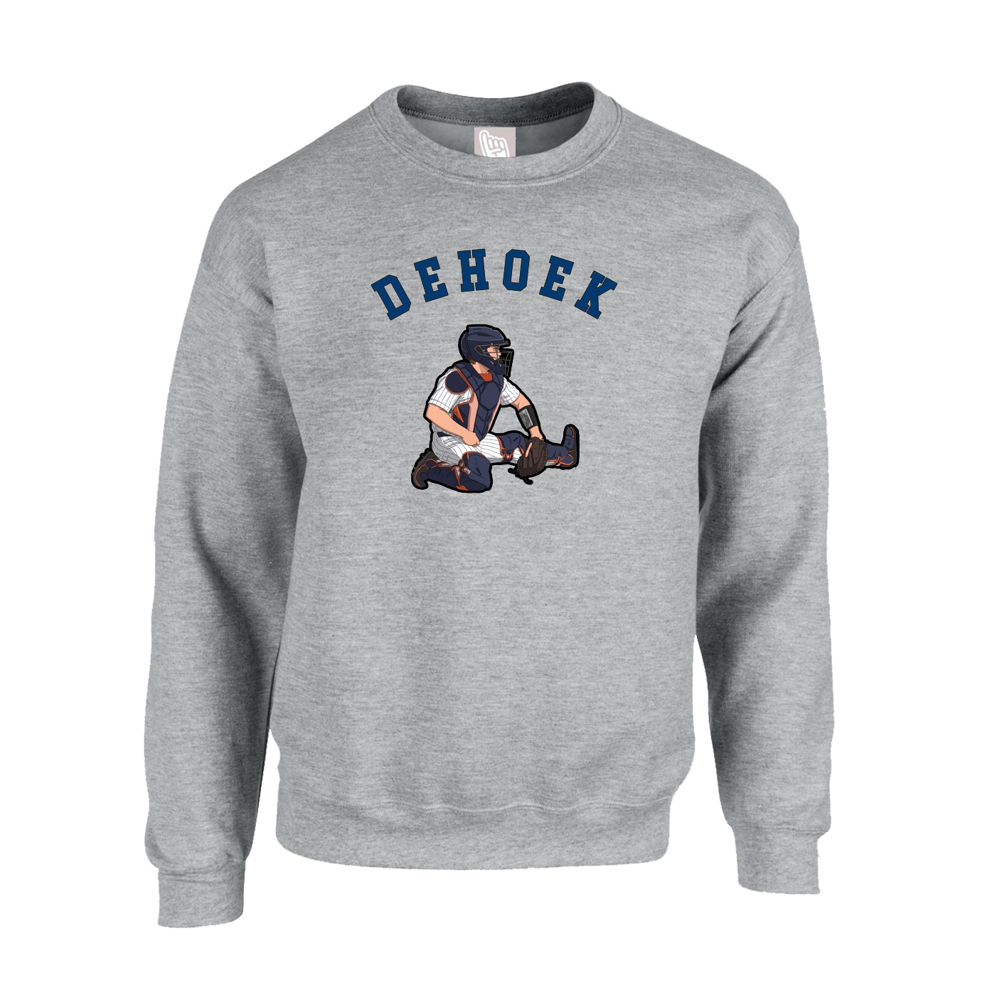 Fleece Crew — Shirsey Arch in Grey