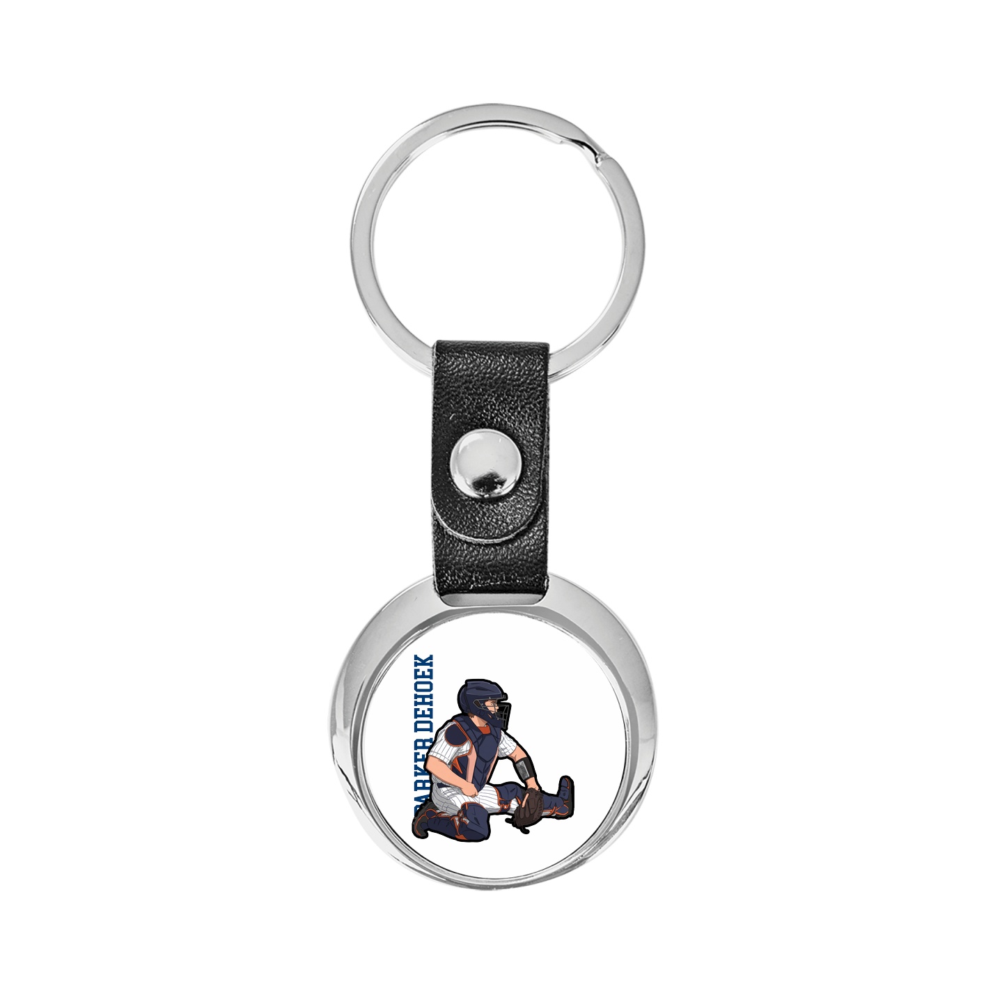 Key Chain — Name Vertical in Classic