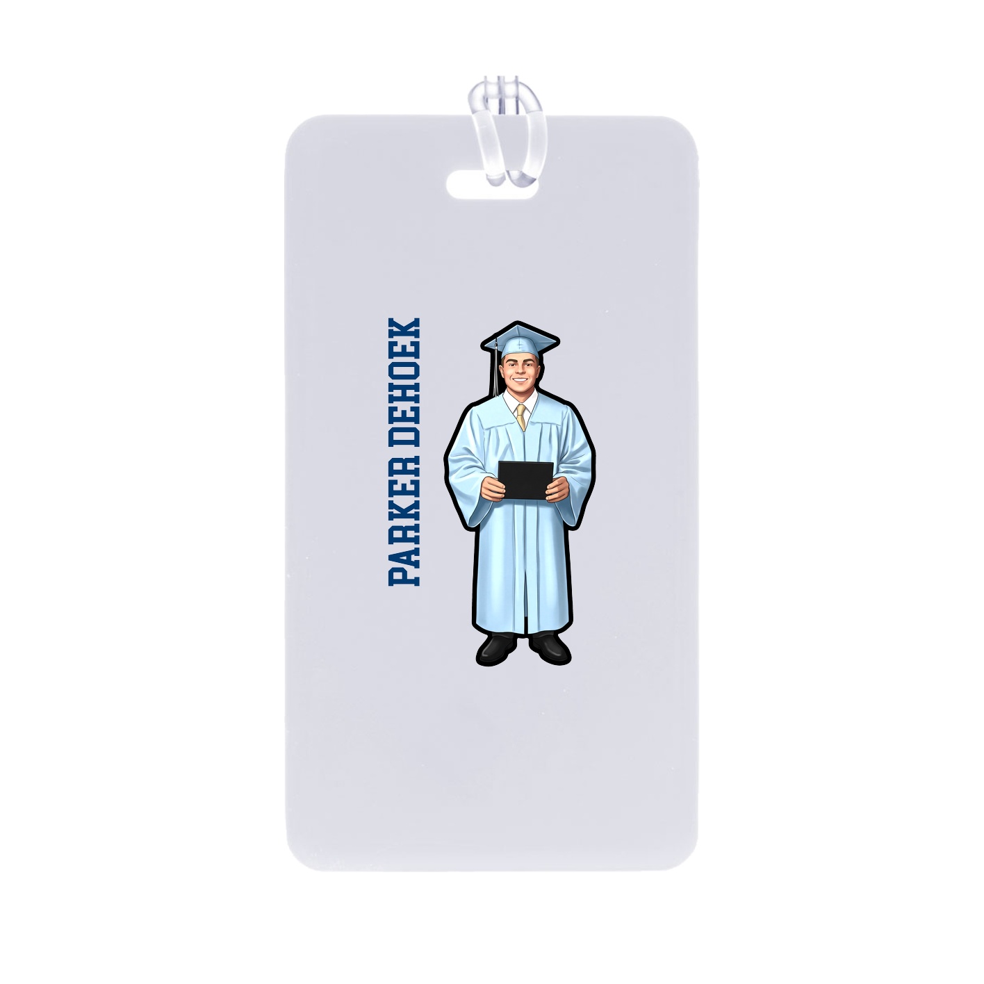 Bag Tag — Name Vertical in Classic