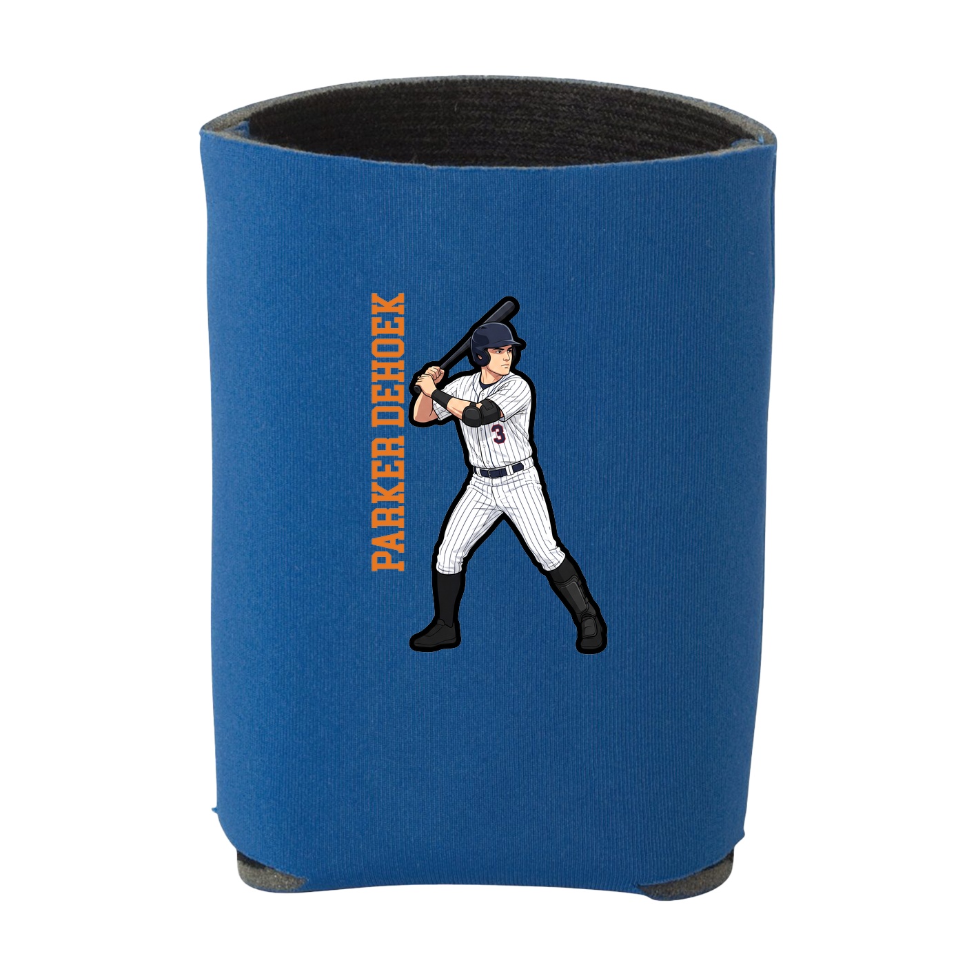 Can Holder — Name Vertical in Royal
