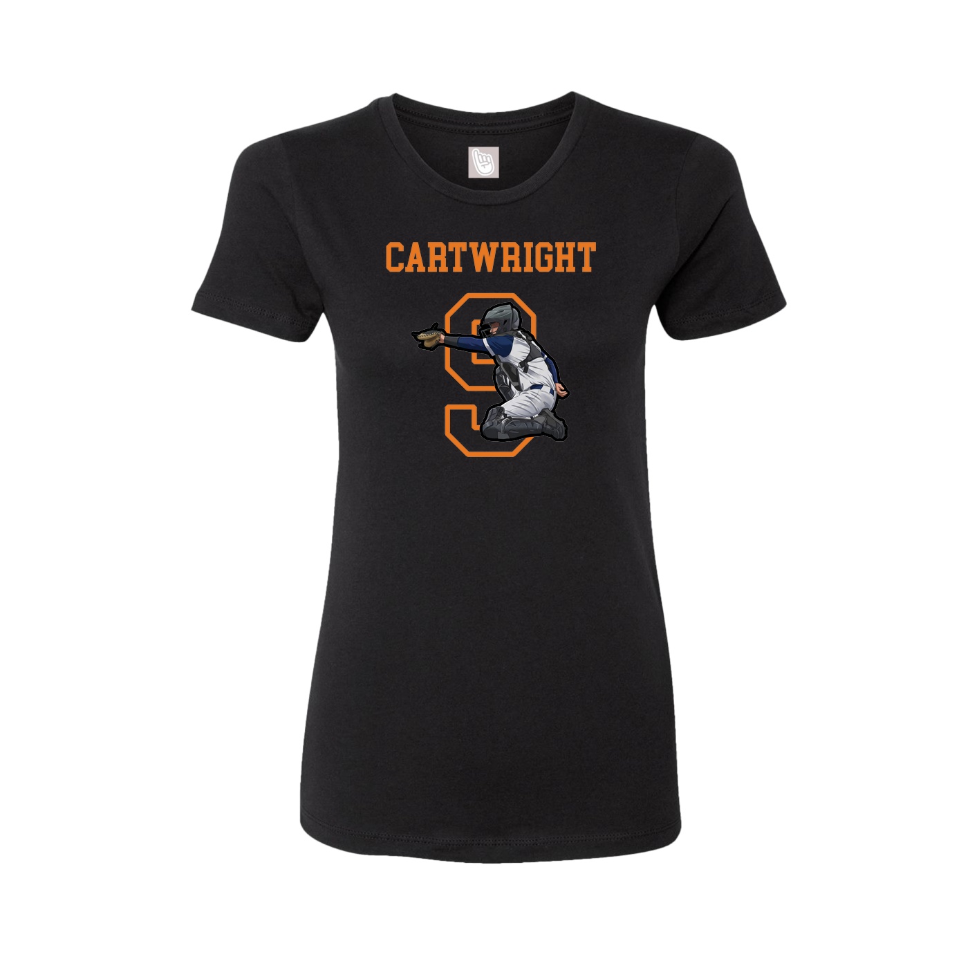 Fitted Women's Tee — Shirsey in Black