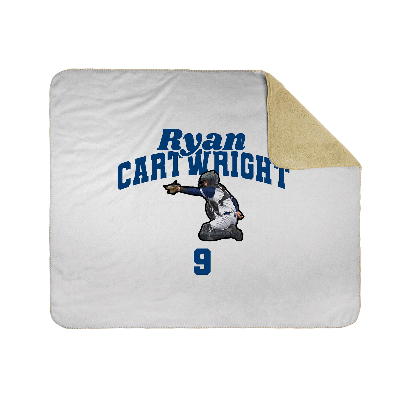 Throw Blanket — Signature Arch in White