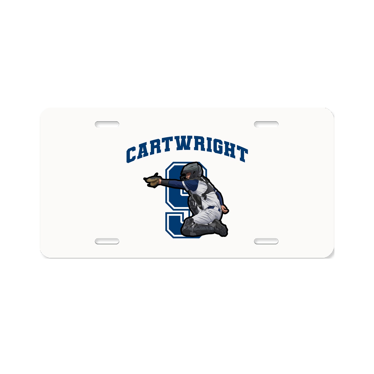 License Plate — Number in Classic