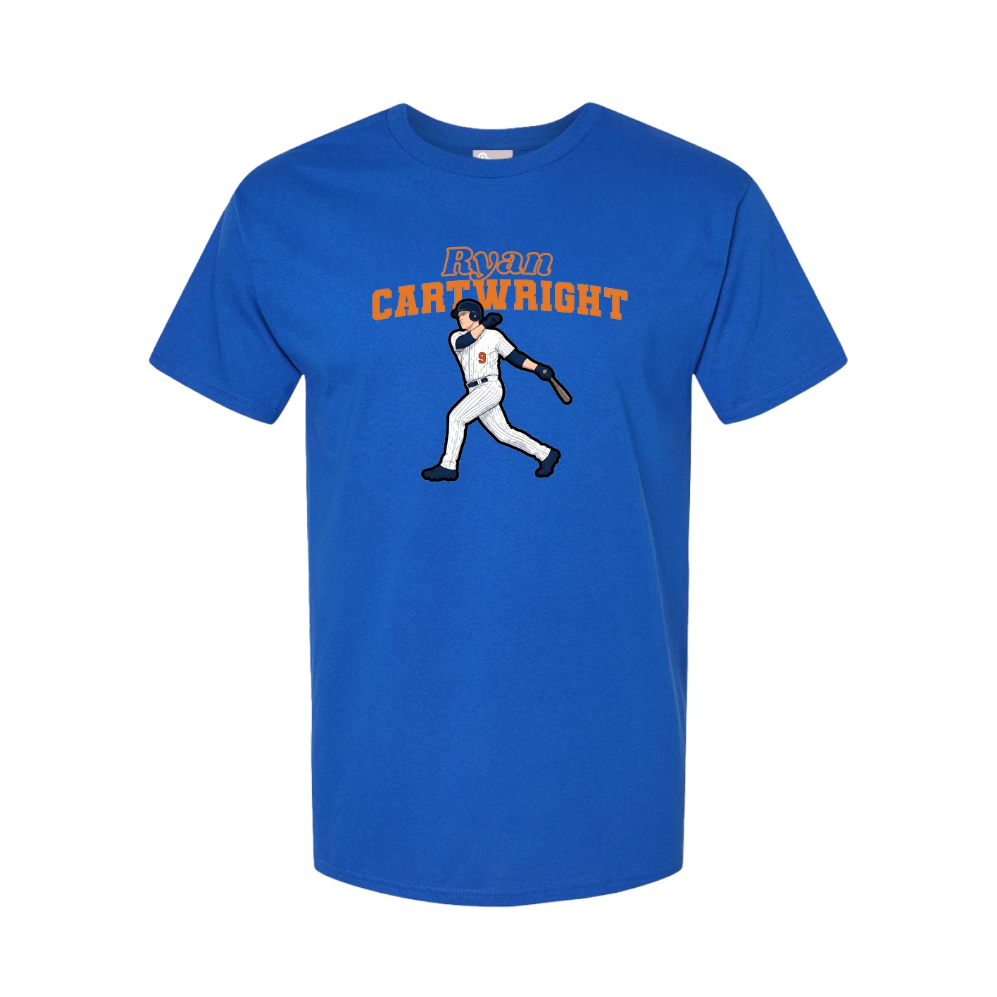 Youth Tee — Name Arch in Royal