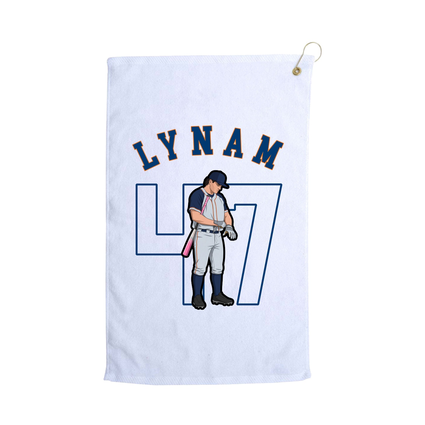 Golf Towel — Shirsey Arch in White