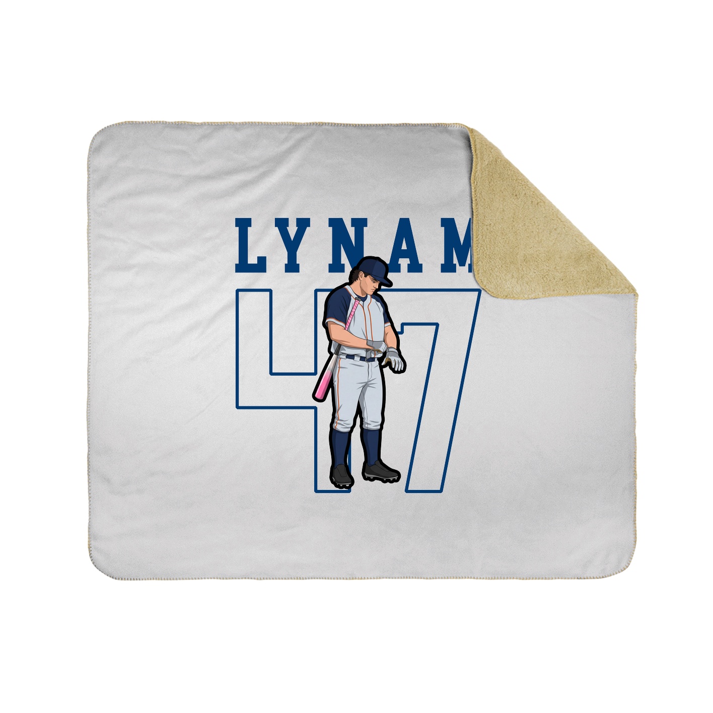 50x60 Sherpa Lined Throw Blanket