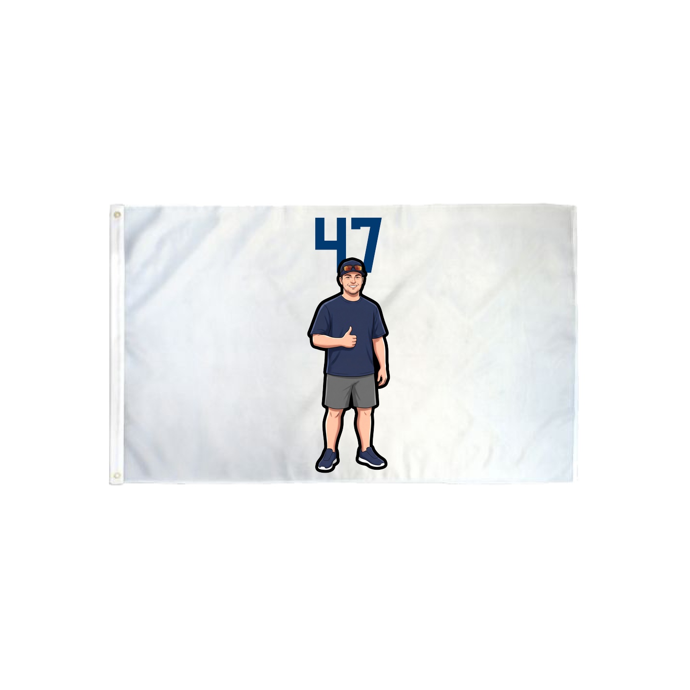 3x5 Flag — Number Top in Classic