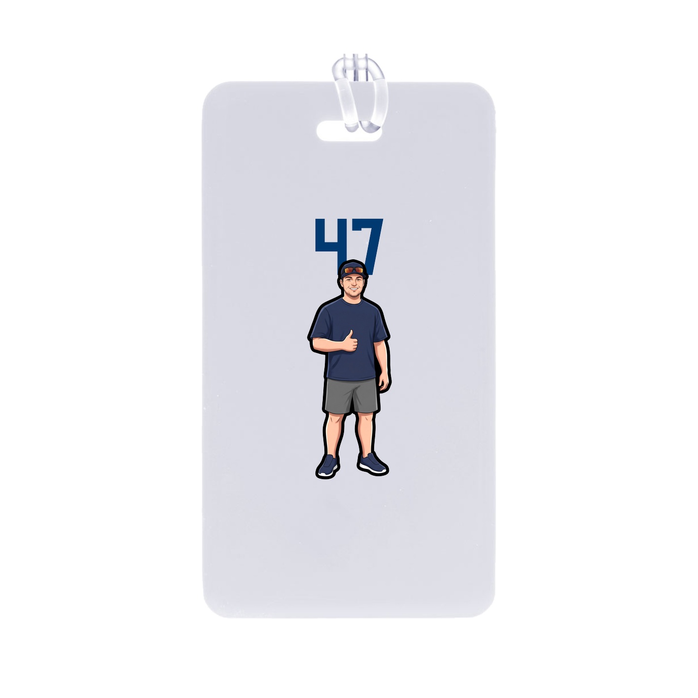 Bag Tag — Number Top in Classic