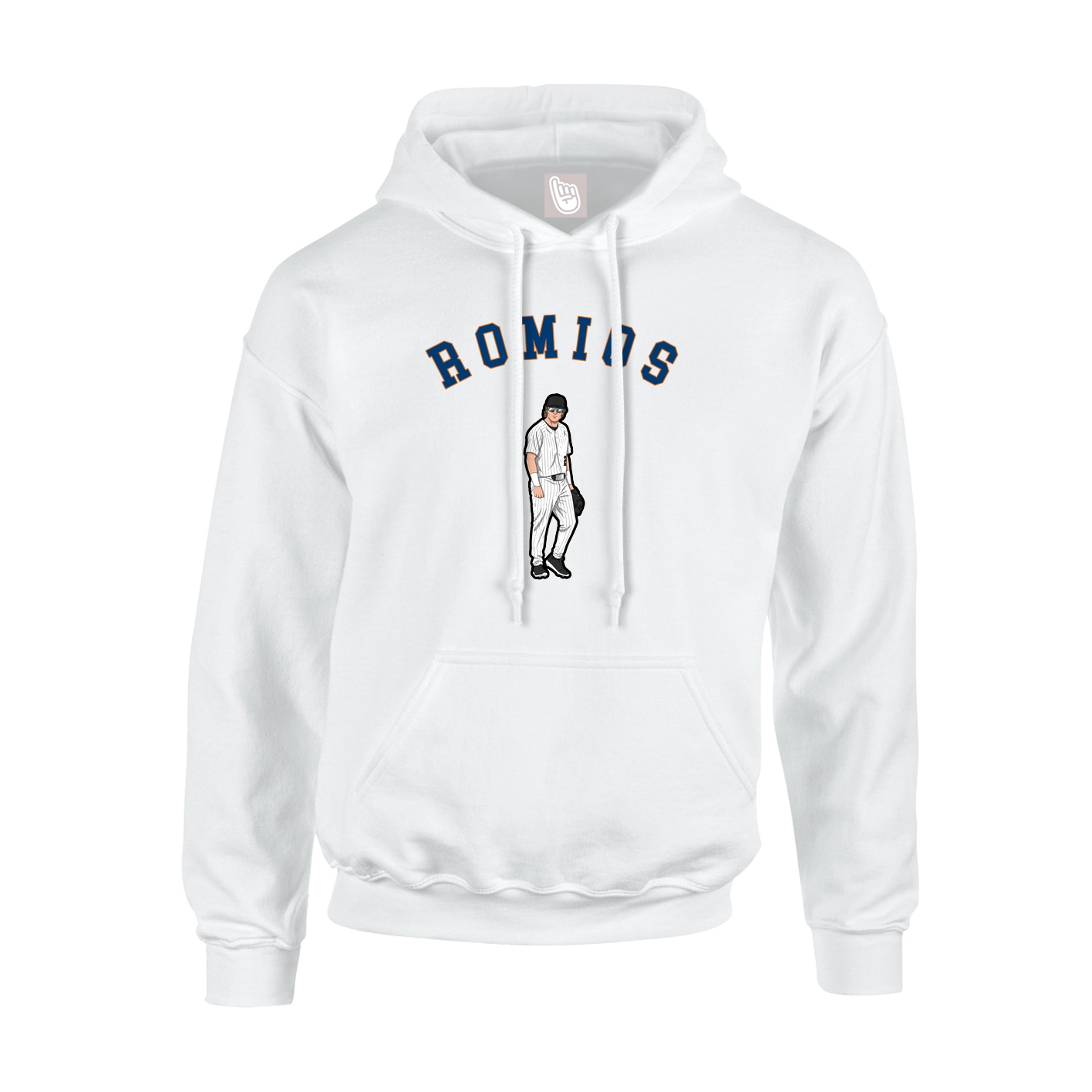 Youth Hoodie — Shirsey Arch in White