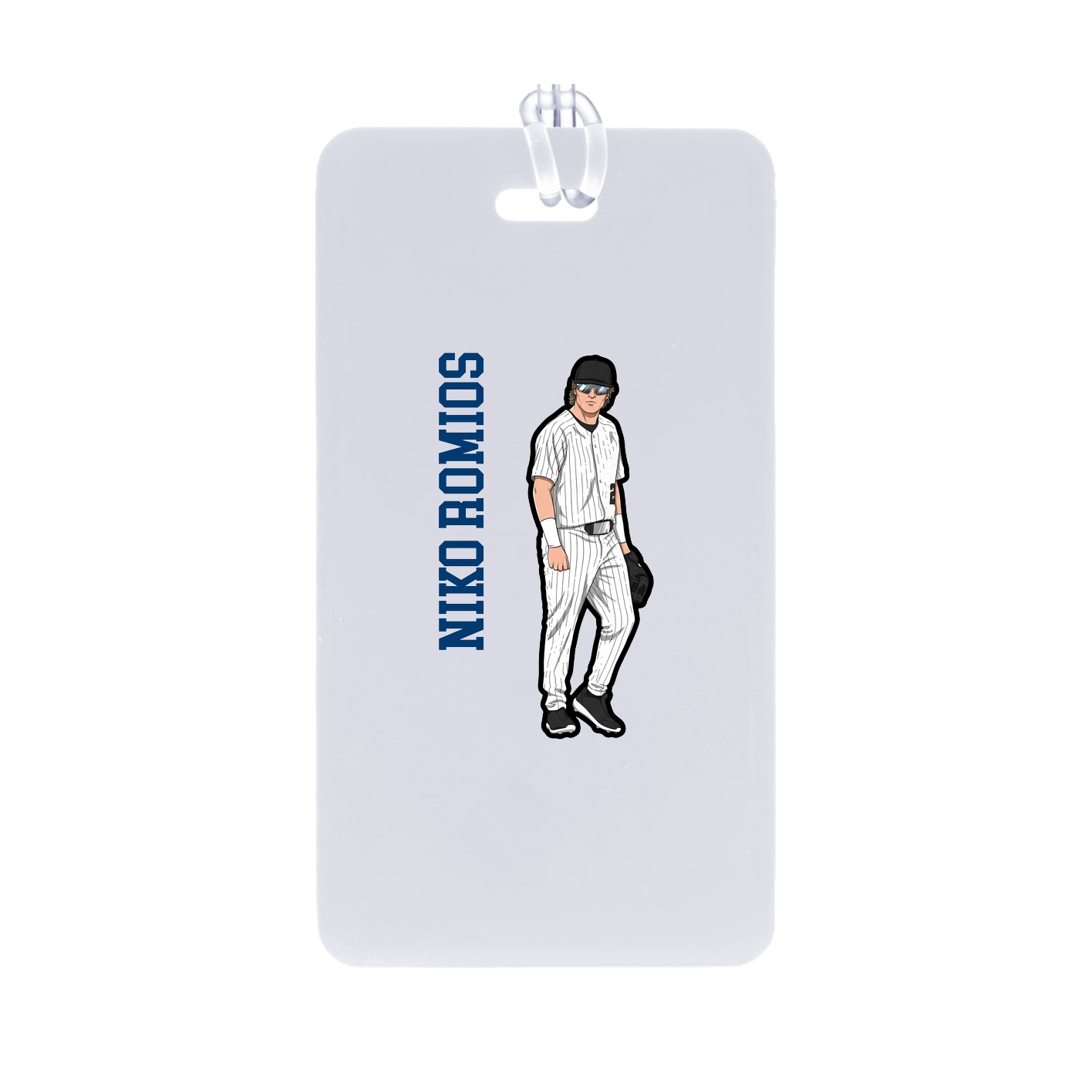 Bag Tag — Name Vertical in Classic