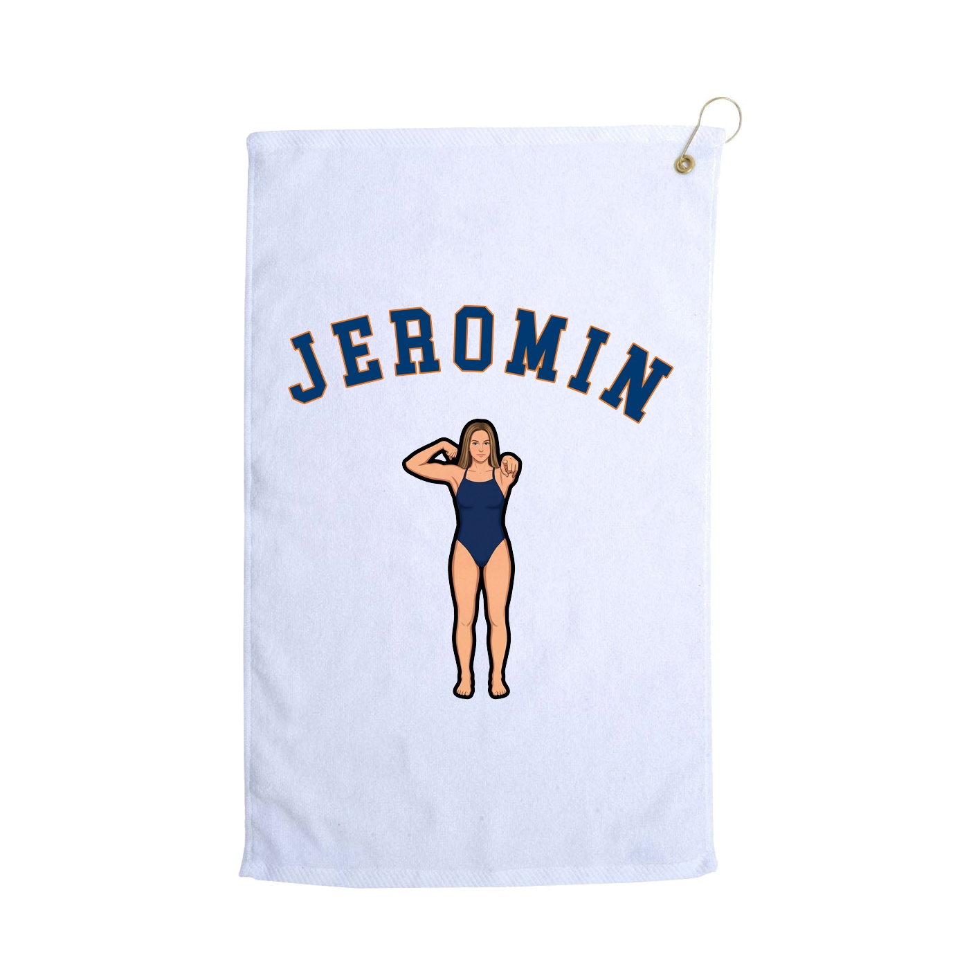 Golf Towel — Shirsey Arch in White