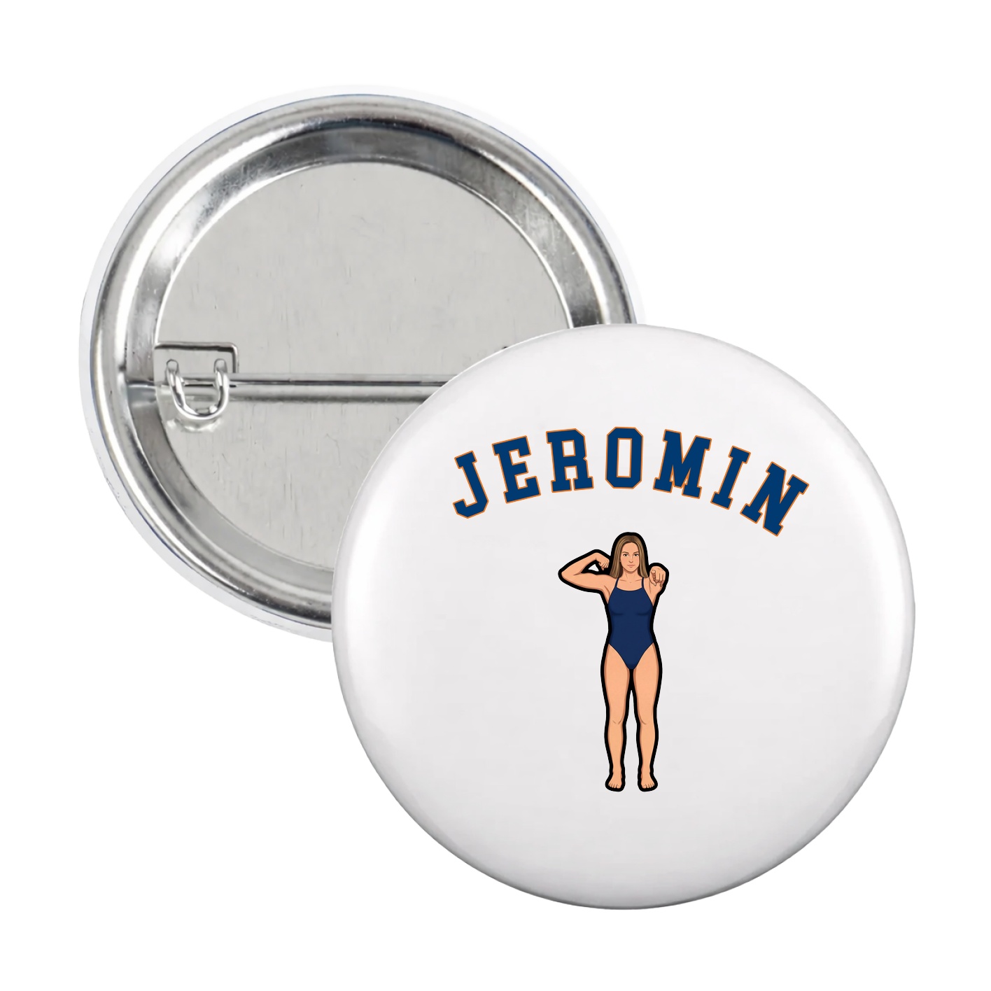 Game Day Button — Shirsey Arch in White