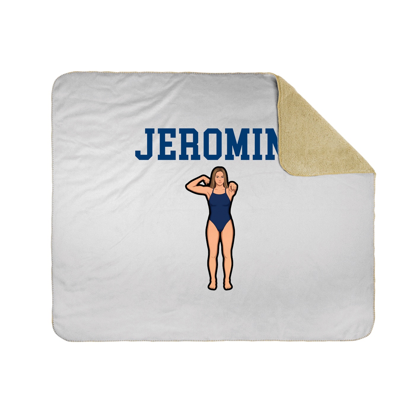 Throw Blanket — Shirsey in White