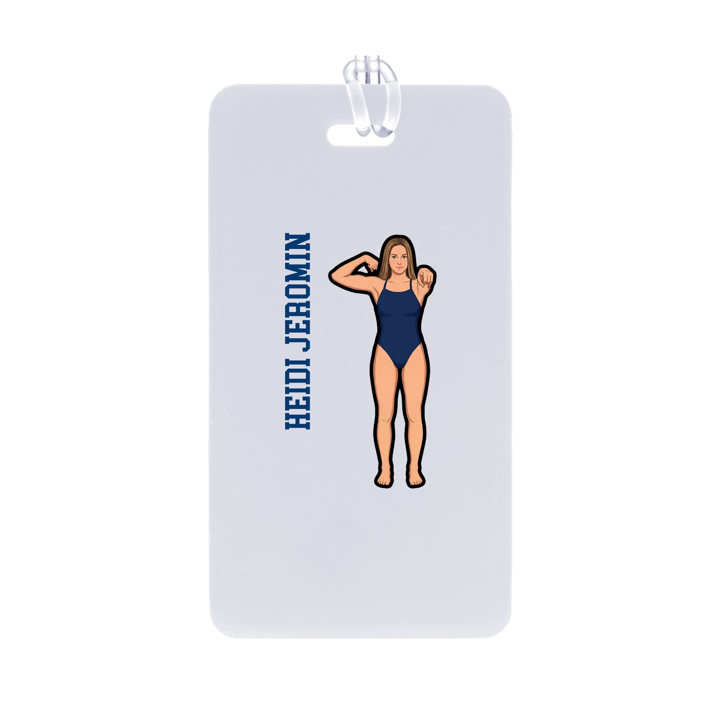 Bag Tag — Name Vertical in Classic
