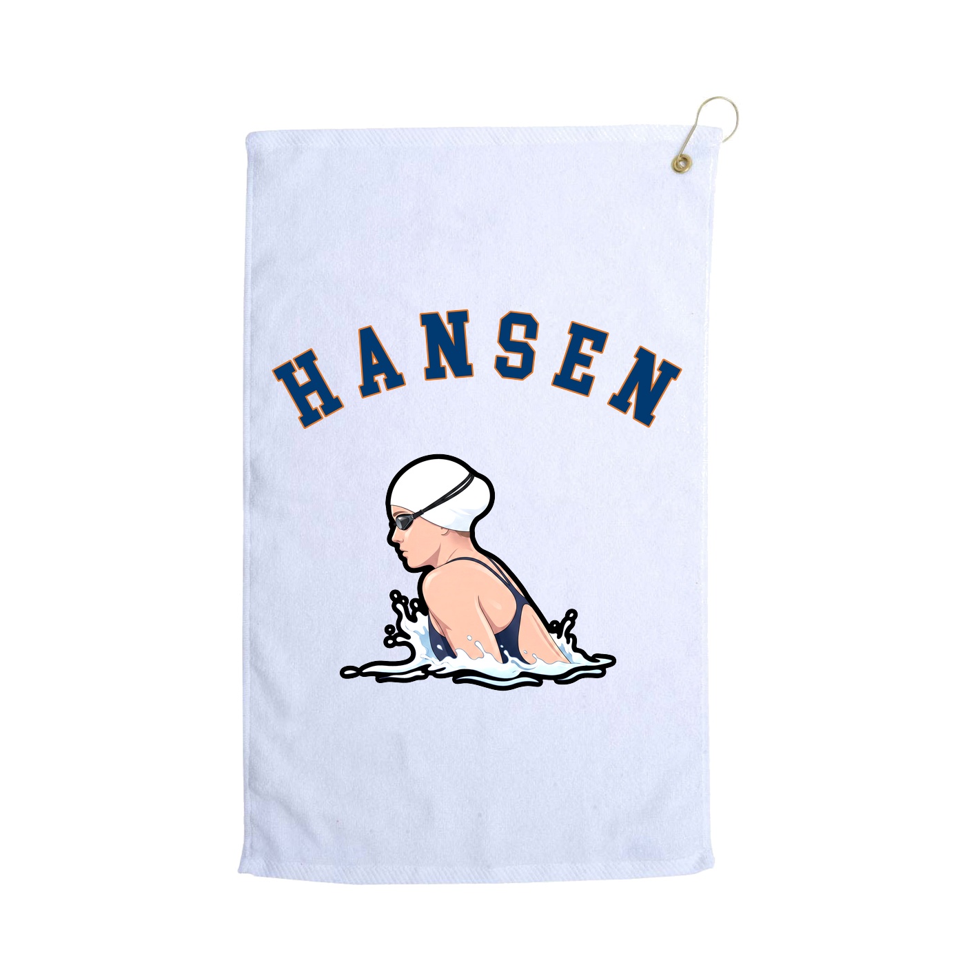 Golf Towel — Shirsey Arch in White