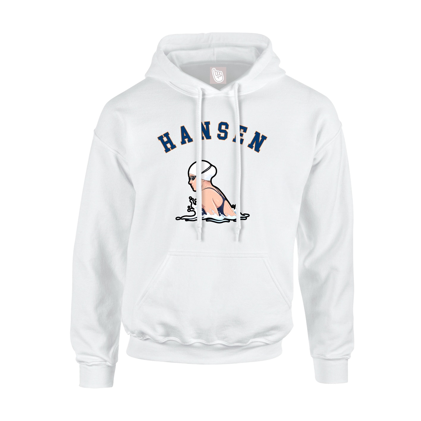 Hoodie — Shirsey Arch in White