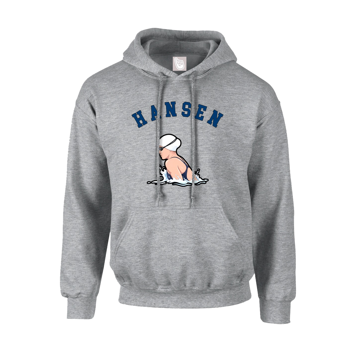 Youth Hoodie — Shirsey Arch in Grey
