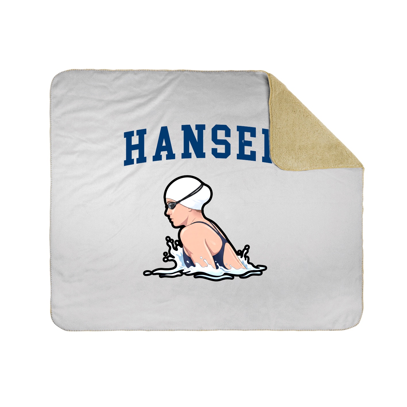 Throw Blanket — Shirsey in White
