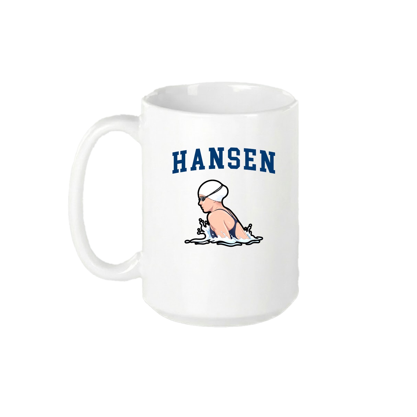 15oz Coffee Mug — Shirsey in White