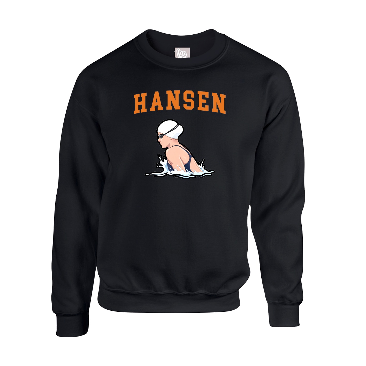 Fleece Crew — Shirsey in Black