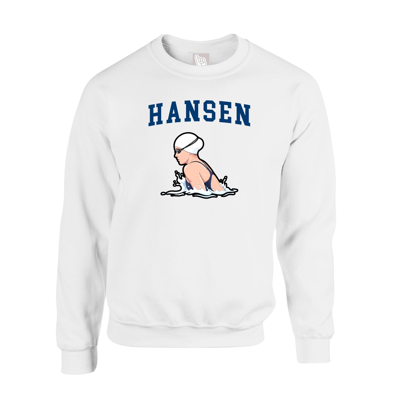 Fleece Crew — Shirsey in White