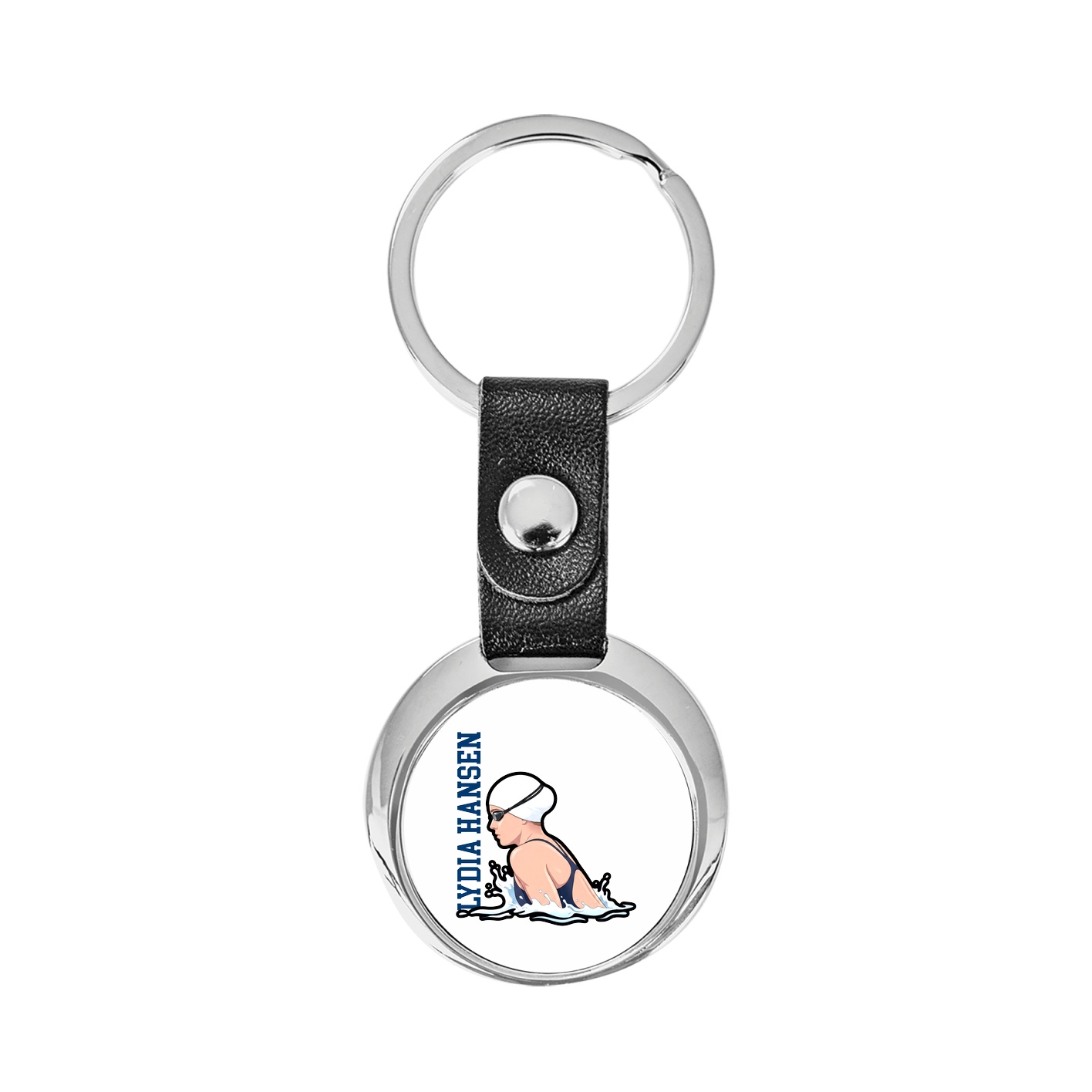 Key Chain — Name Vertical in Classic