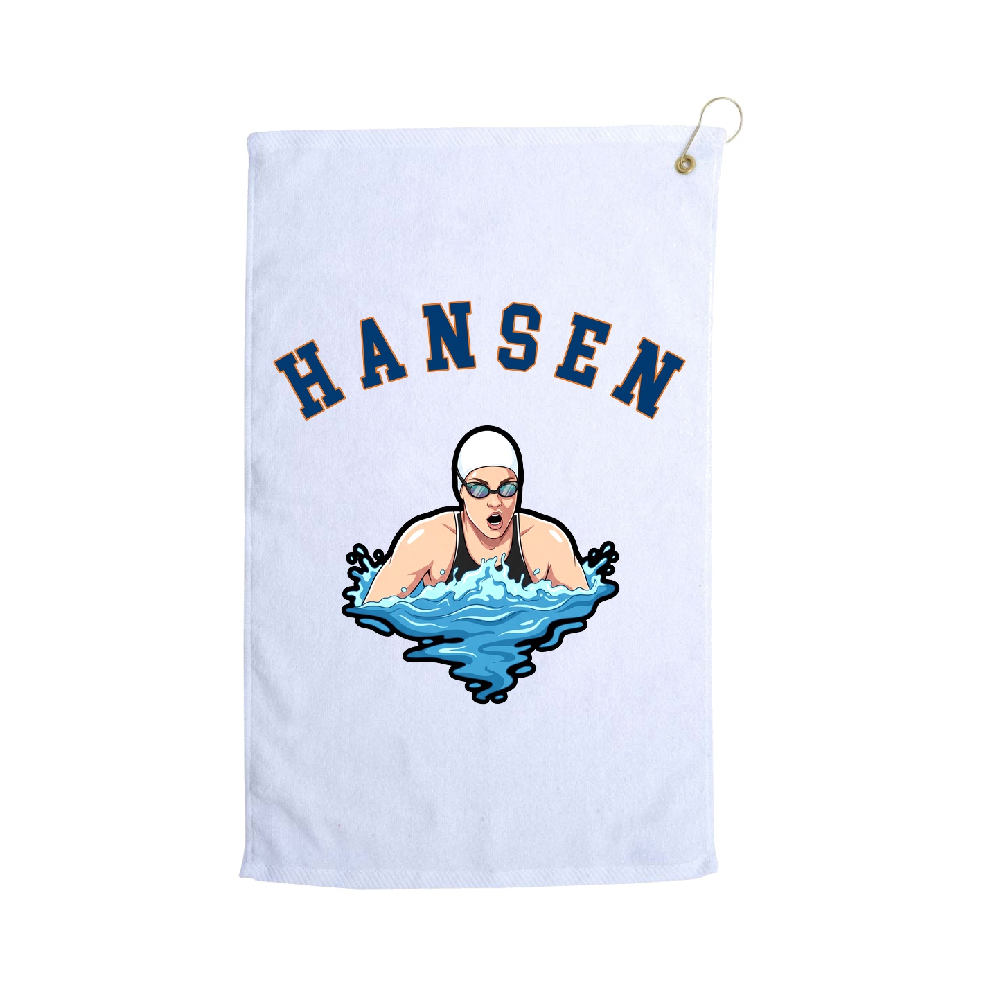 Golf Towel — Shirsey Arch in White