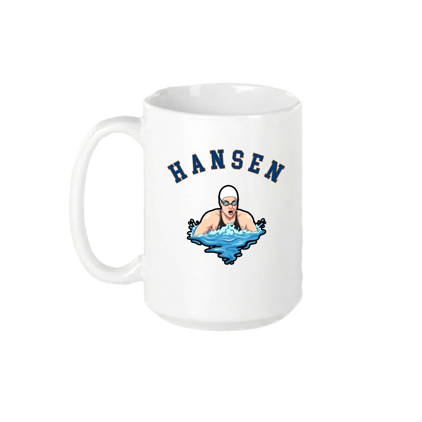15oz Coffee Mug — Shirsey Arch in White