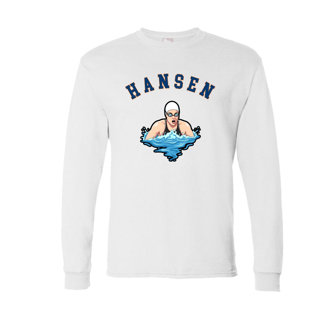 Long Sleeve Tee — Shirsey Arch in White