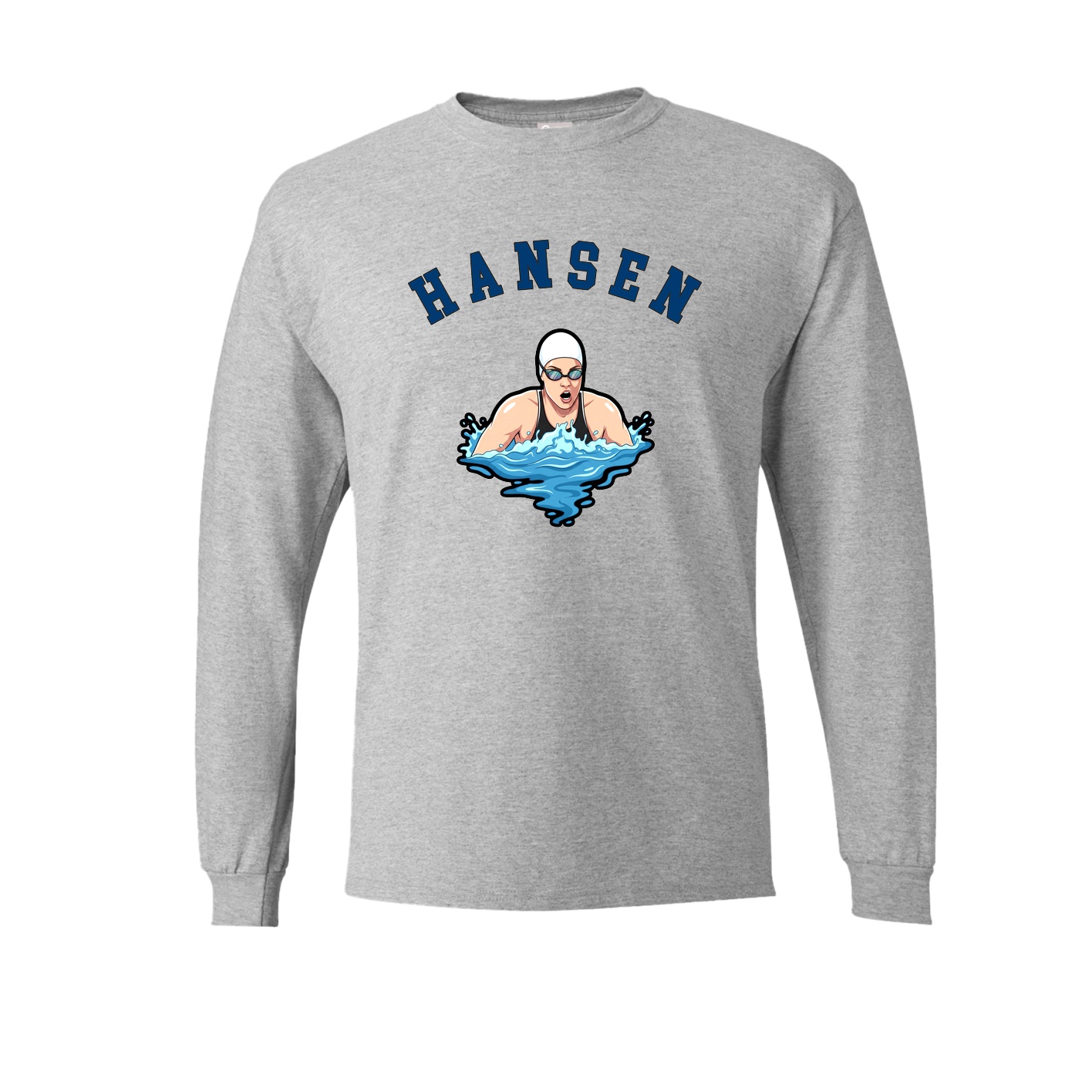 Long Sleeve Tee — Shirsey Arch in Grey