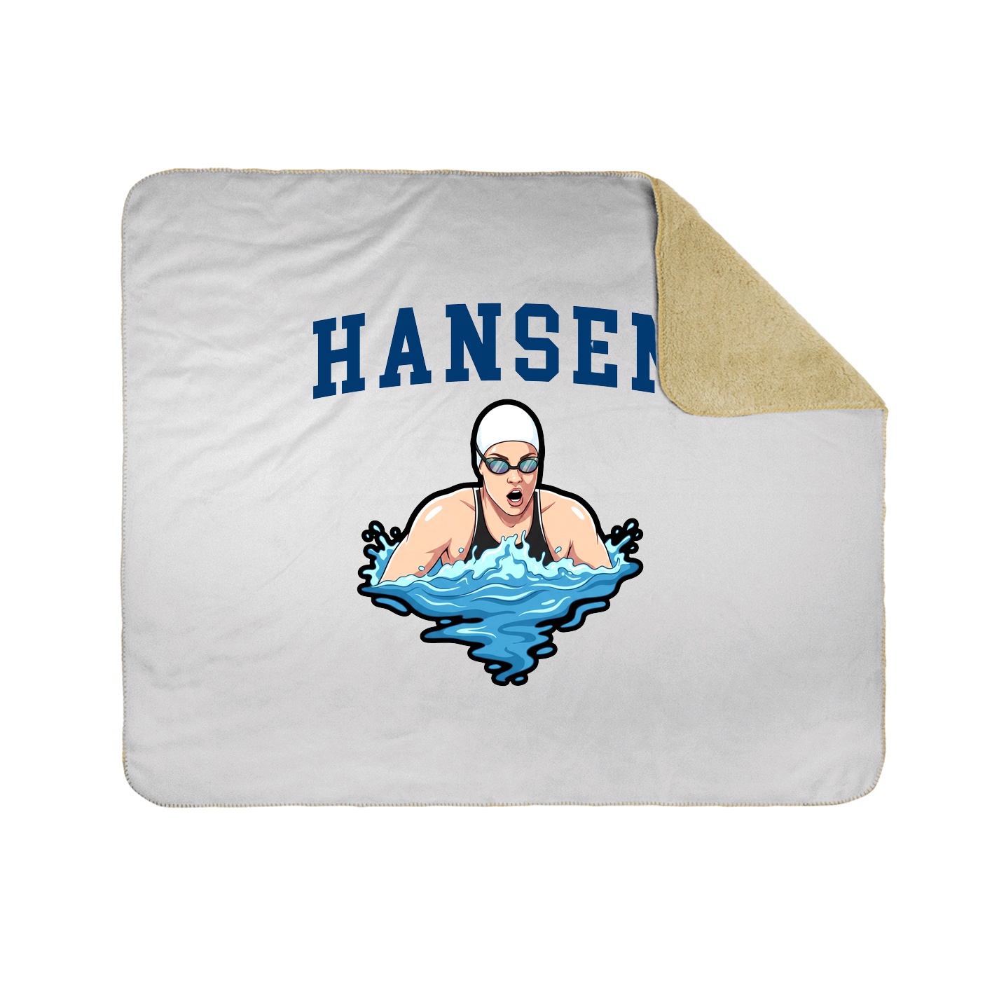 Throw Blanket — Shirsey in White