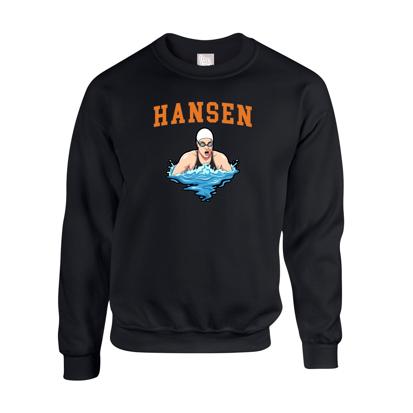 Fleece Crew — Shirsey in Black