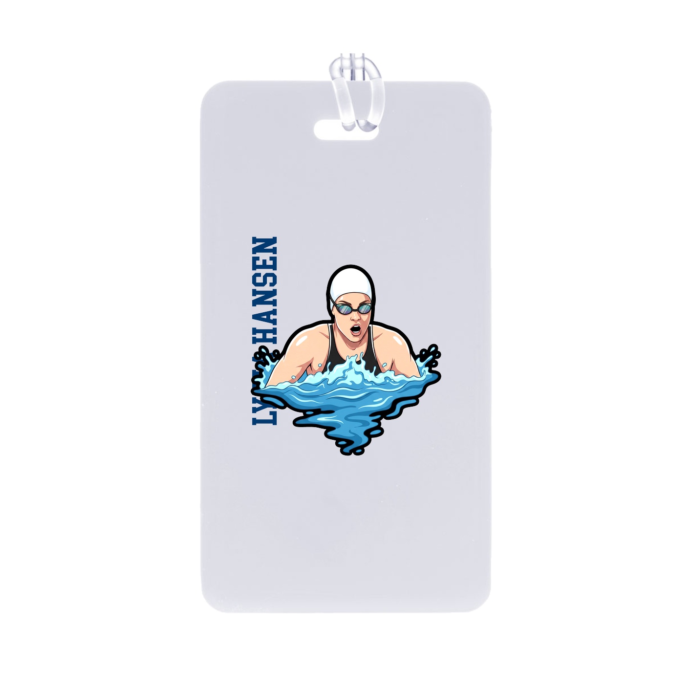 Bag Tag — Name Vertical in Classic