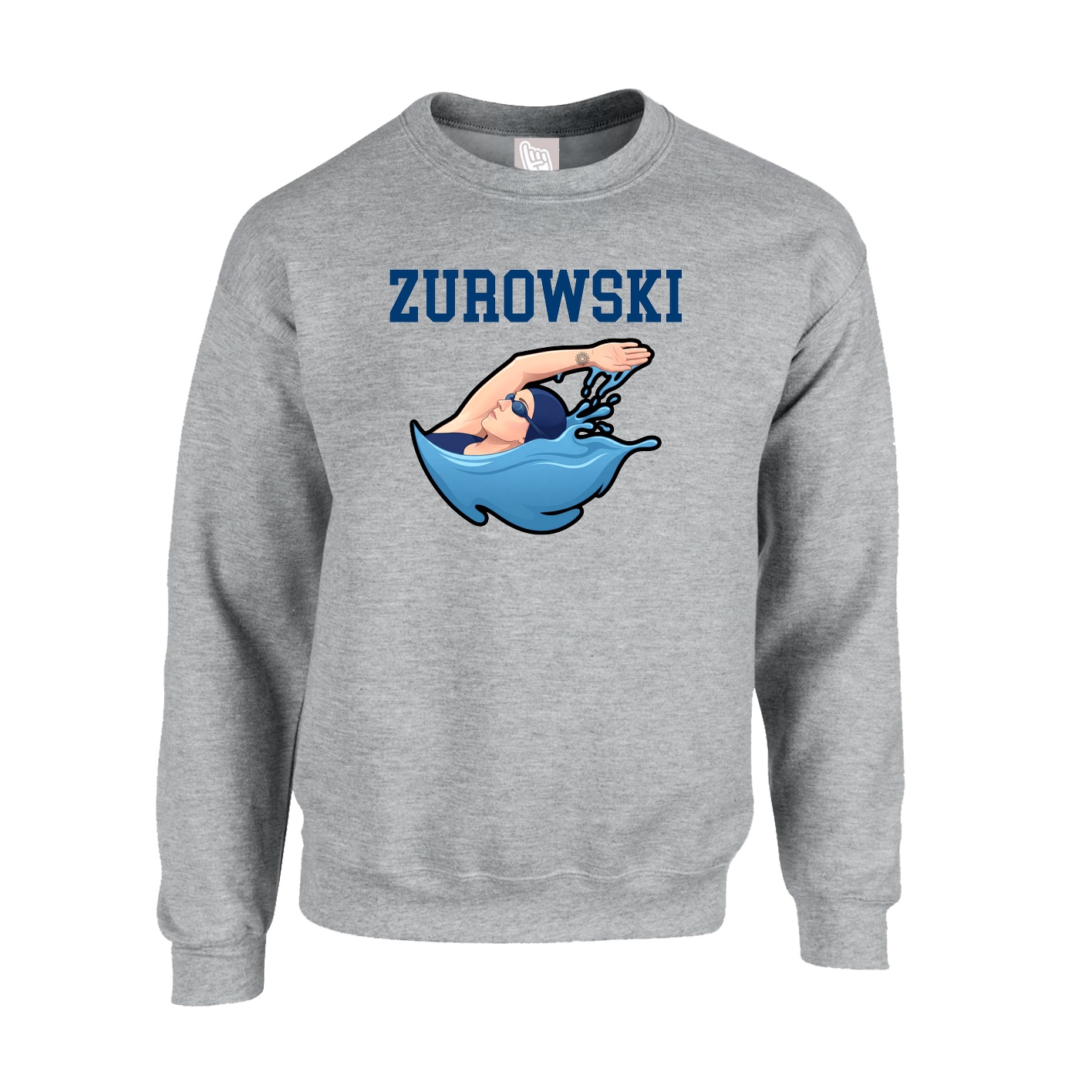 Fleece Crew — Shirsey in Grey