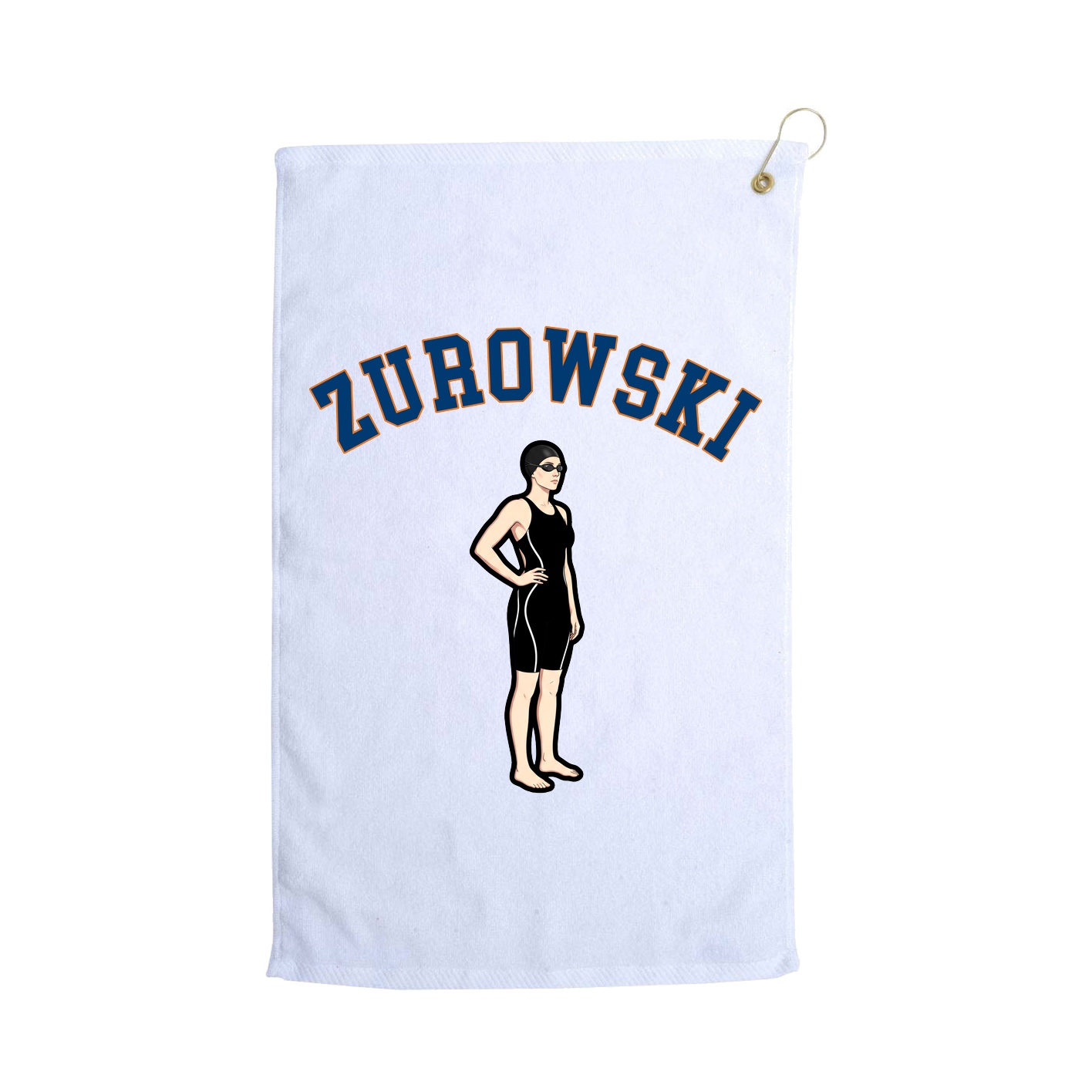 Golf Towel — Shirsey Arch in White
