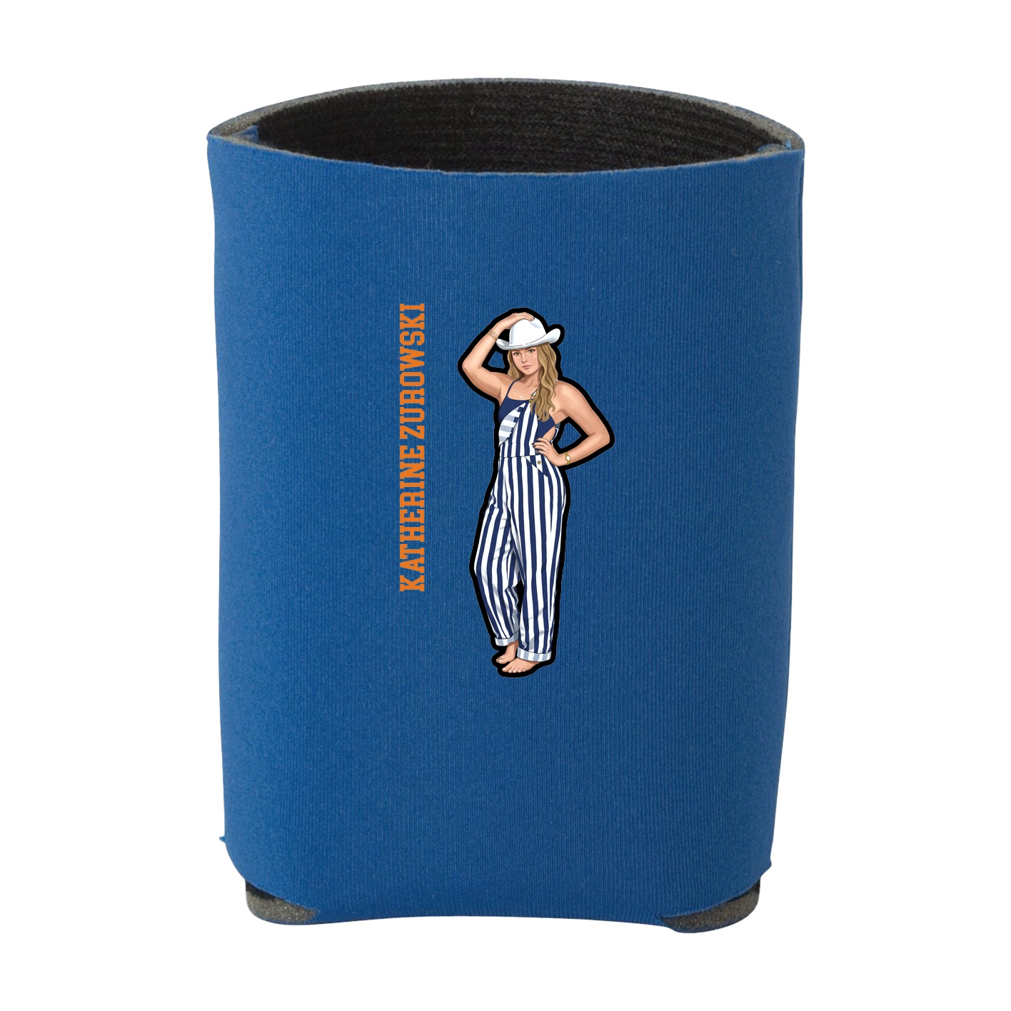 Can Holder — Name Vertical in Royal