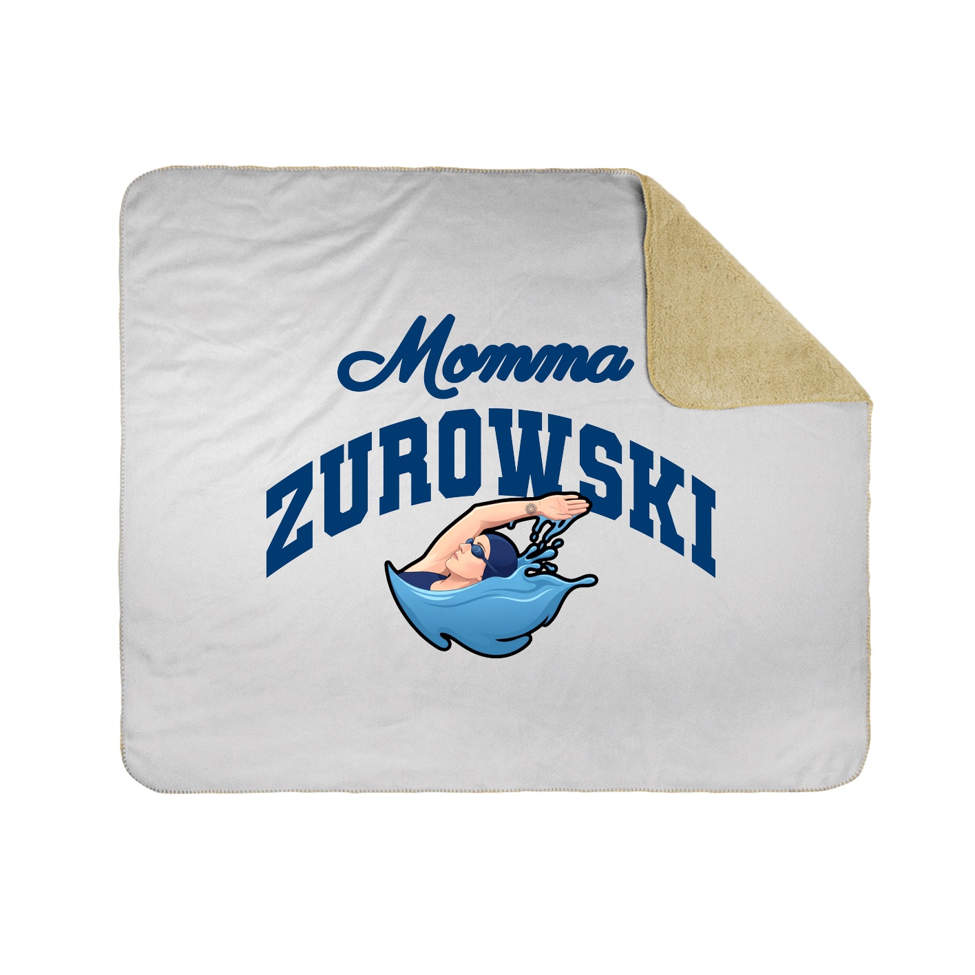 Throw Blanket — Mothers Day Arch in White