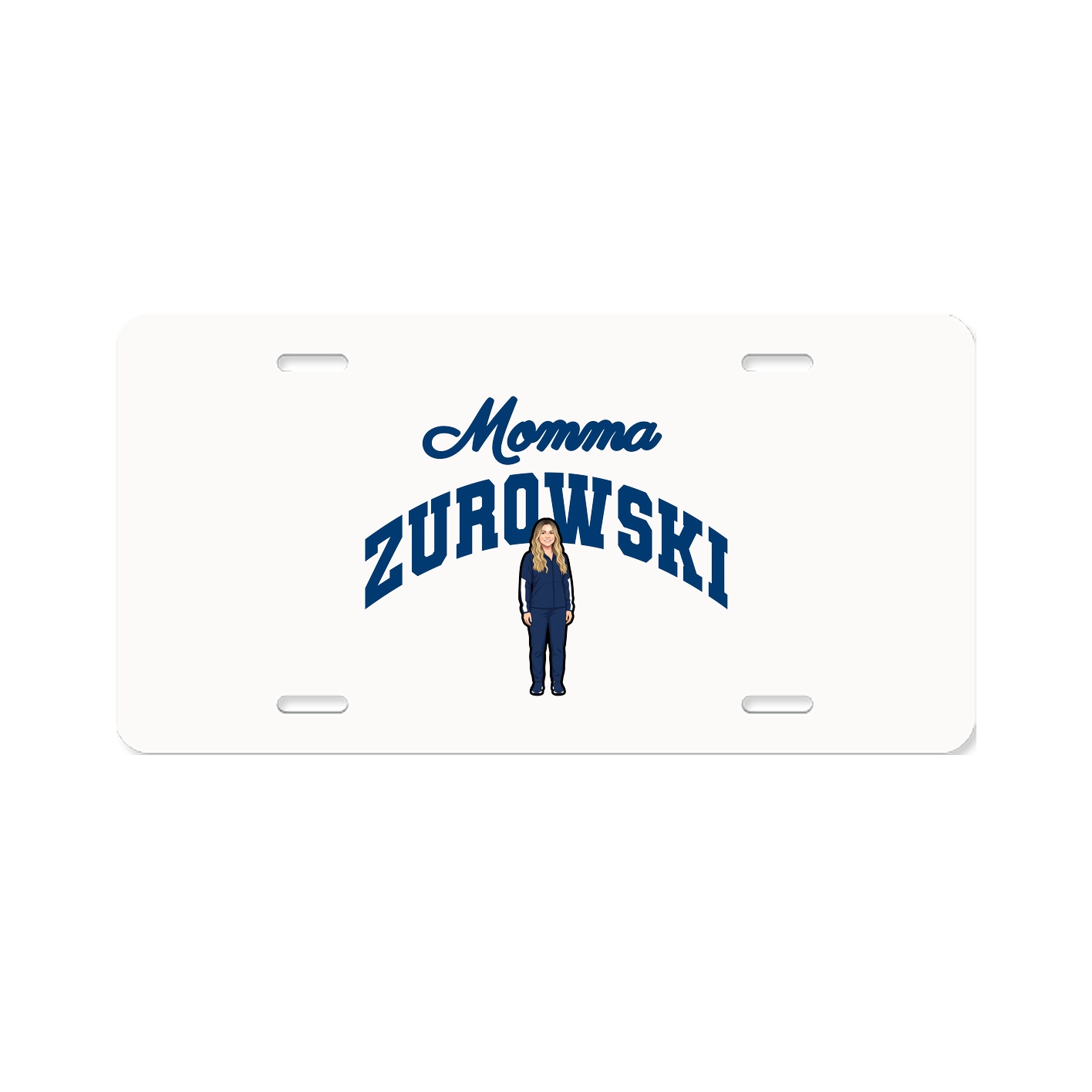 License Plate — Mothers Day Arch in Classic